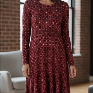 Michael Kors Red Asymmetrical Dress